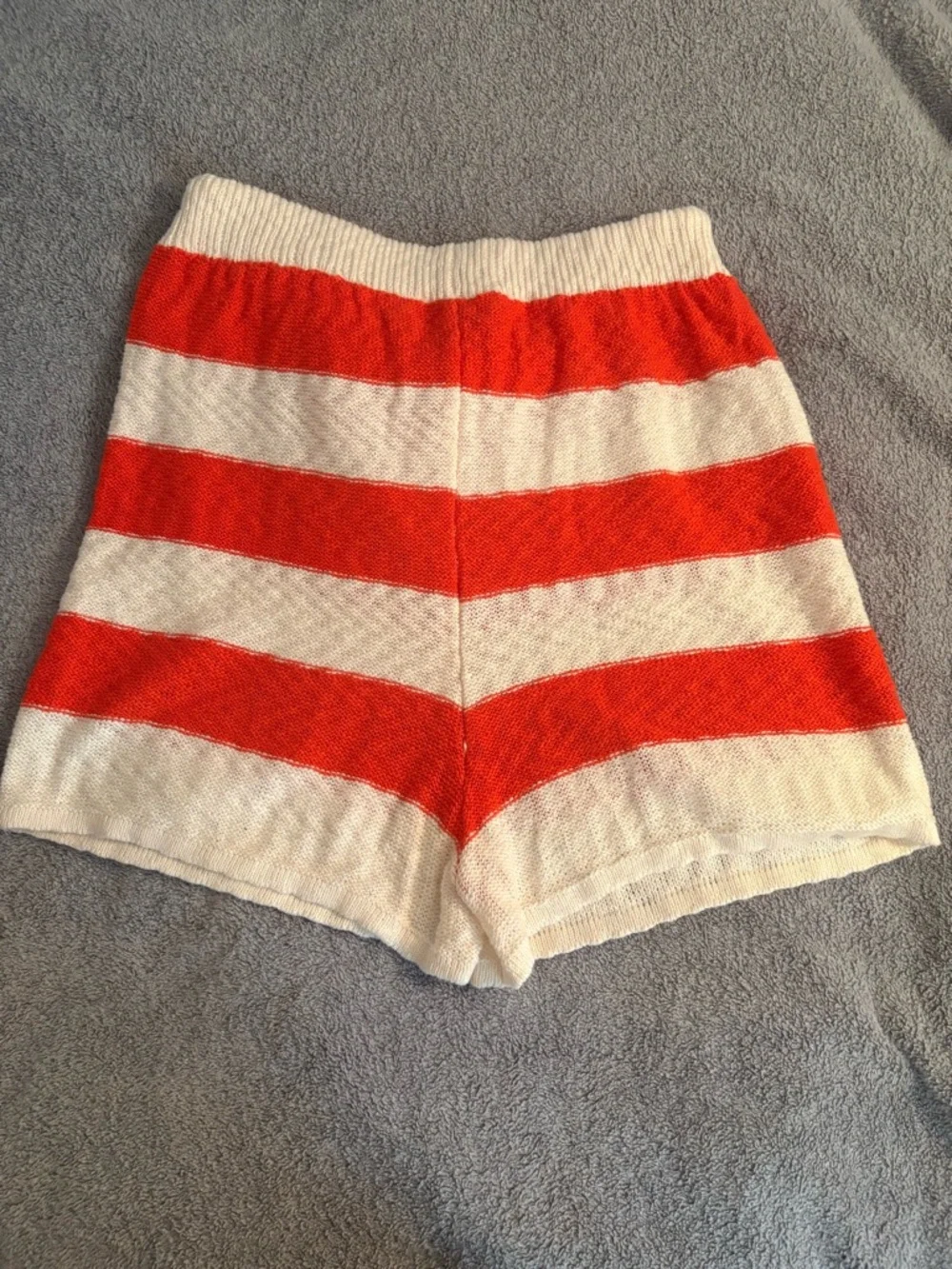 Double Zero Spicy Small Striped Knit Shorts Women’s Beachy Drawstring Small - Picture 6 of 8
